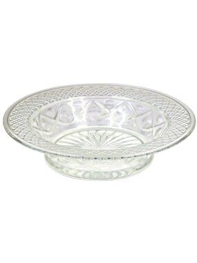 Imperial Glass Cape Cod Clear Rimmed Cereal Bowl, Vintage Pressed Glass